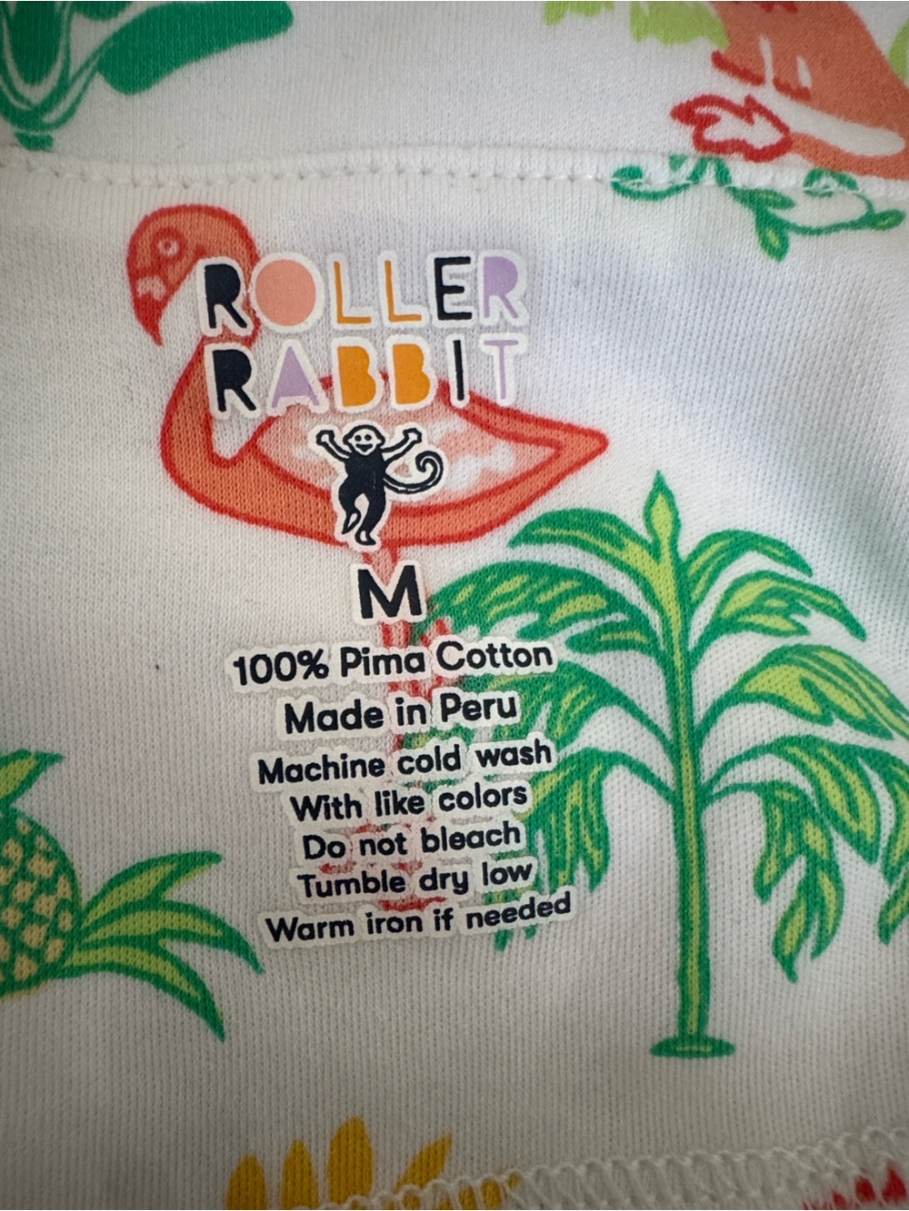 Roller Rabbit jungle party polo pajamas - Picture 9 of 11